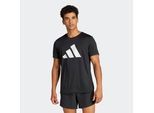 Laufshirt ADIDAS PERFORMANCE "RUN IT", Herren, Gr. XL, schwarz, Obermaterial: 100% Polyester, Rundhals, Shirts Laufshirt