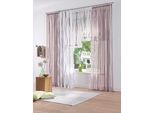 Gardine OTTO HOME "Dimona" Gr. 2, grau (taupe), B:140cm H:175cm, Voile, Polyester, Gardinen, Gardine, 2er-Set, transparent, Voile, Polyester