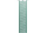 Schiebegardine NEUTEX FOR YOU "Padova" Gr. 5, blau (petrol), B:57cm H:265cm, Scherli, Polyester, Gardinen, Schiebegardine, inkl. Beschwerungsstange, Halbtransparent, Fransen-Effekt, modern