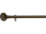 Gardinenstange INDEKO "Volterra", gold (altmessingfarben), L:380cm Ø:16mm, Eisen, Gardinenstangen, Gardinenstange
