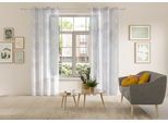 Gardine OTTO HOME "BELEM" Gr. 3, grau (stein), B:140cm H:225cm, Polyester, Polyester, Gardinen, Gardine, 1 Schal, Polyester, Kreise