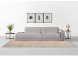 Big-Sofa TRENDMANUFAKTUR "Braga, mit hochwertigem Kaltschaum, Megasofa, Japandi-Design", silber, B:277cm H:72cm T:107cm, 92% Polyester, 8% Nylon, Sofas, Big-Sofa, modernes Big-Sofa, Couch mit hohem Sitzkomfort, 277/72/107 cm (B/H/T)