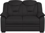 2-Sitzer COTTA "Marcus", schwarz, B:138cm H:99cm T:99cm, 64% Polyurethan, 25% Polyester, 11% Baumwolle, Sofas, 2-Sitzer, Sofa mit hoher Rückenlehne