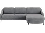 Ecksofa SIT & MORE "Soul L-Form", grau (stone), B:280cm H:90cm T:182cm, 100% Polyester, Sofas, Ecksofa, wahlweise mit Bettfunktion und Bettkasten oder Schubkasten