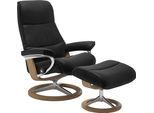 Relaxsessel STRESSLESS "View", schwarz (schwarz paloma), B:91cm H:110cm T:85cm, Leder BATICK: BATICK ist ein leicht korrigiertes, durchgefärbtes und genarbtes Möbelleder, bei dem die meisten Unebenheiten und Spuren in der Regel entfernt wurden.;Leder PALOMA: PALOMA ist ein durchgefärbtes Semianilin-Möbelleder mit natürlicher Narbung.;ROHLEDER Stoff Q2 FARON: Ein fester zuverlässiger Bouclé mit ein