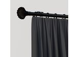 Gardinenstange INDEKO "Volterra", schwarz, L:370cm Ø:16mm, Eisen, Gardinenstangen, Gardinenstange