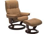 Relaxsessel STRESSLESS "Mayfair", braun (taupe paloma), B:75cm H:99cm T:73cm, Leder BATICK: BATICK ist ein leicht korrigiertes, durchgefärbtes und genarbtes Möbelleder, bei dem die meisten Unebenheiten und Spuren in der Regel entfernt wurden.;Leder PALOMA: PALOMA ist ein durchgefärbtes Semianilin-Möbelleder mit natürlicher Narbung.;ROHLEDER Stoff Q2 FARON: Ein fester zuverlässiger Bouclé mit einem