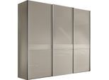 Schwebetürenschrank STAUD "Sinfonie Plus, edles Design in hochwertiger Qualität, Made in Germany", beige (sandglas, sandglas matt), B:298cm H:222cm T:68cm, Holzwerkstoff, Schränke, Schwebetürenschrank, Mit vier verschiedenen Ausstattungsvarianten