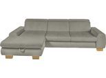 Ecksofa "SO 3400 Sitzhöhe 47cm oder 49cm, Sitztiefe verstellbar, B/T: 307/195cm", grau (lind), B:307cm H:84cm T:195cm, 88% Polyester;12% Polyamid, SET ONE BY MUSTERRING, Sofas, Ecksofa, whlw. mit Funktion, Kaltschaum, in Cord, lind, Sitzhöhe 47