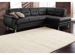 Ecksofa SIT & MORE "Mailand L-Form, B: 250 cm", schwarz, B:250cm H:85cm T:164cm, Luxus-Kunstleder;Kunstleder Softlux;NaturLEDER (echtes Rindleder)/Korpus passendes Kunstleder Softlux;Luxus-Microfaser Altara Nubuck (100% Polyester), Sofas, Ecksofa, optional Bettfunktion