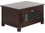 Couchtisch OTTO HOME "Rauna", braun (dunkelbraun), B:90cm H:50cm T:67cm, Tische, Couchtisch, Breite 90 cm, FSC-zertifiziertes Massivholz