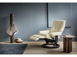 Relaxsessel STRESSLESS "Mayfair", beige (vanilla paloma), B:79cm H:101cm T:77cm, Leder BATICK: BATICK ist ein leicht korrigiertes, durchgefärbtes und genarbtes Möbelleder, bei dem die meisten Unebenheiten und Spuren in der Regel entfernt wurden.;Leder PALOMA: PALOMA ist ein durchgefärbtes Semianilin-Möbelleder mit natürlicher Narbung.;ROHLEDER Stoff Q2 FARON: Ein fester zuverlässiger Bouclé mit ei