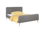 Polsterbett Barleta Dunkelgrau ca. 120x200cm