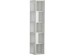 Eckregal Weiß ca. 32x159x32 cm