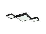 LED-Deckenleuchte 67253-25 in Opal/Schwarz max. Deckenlampe
