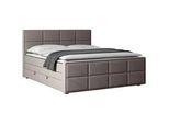 Boxspringbett Oslo Hellgrau ca. 180x200 cm Hellgrau