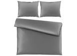 Bettwäsche Victoria XXL Anthrazit ca. 200x220cm