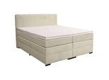 Boxspringbett Malaga ohne Fußteil Beige ca. 160x200cm