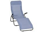 Gartenliege Anco Hellblau Stahl