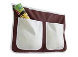 Betttasche 'Stofftasche', braun/beige