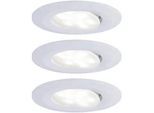 LED-Deckenleuchte Calla IP65 in Weiß max. 3x 5,5 Watt Deckenlampe