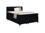 Boxspringbett Bari in Schwarz ca. 140x200cm