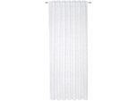 Fertigvorhang Stella Weiß/Grün ca. 140x245cm