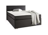 Boxspringbett Mali New in Schwarz ca. 140x200cm