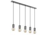 Hängeleuchte Freddy in Silberfarben max. 60 Watt