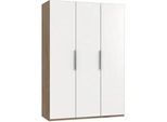 Drehtürenschrank Level 36A ca. 150x216x58 cm Weiß/Eiche
