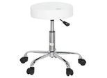 Bürohocker Operator II Chromfarben/Weiß
