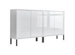 Sideboard Mailand Set 2 Weiß