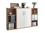 Aktenschrank Office Edition Sw Set 2 niedrig Weiß/Eiche