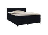 Boxspringbett Bari in Schwarz ca. 160x200cm