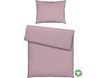 Bettwäsche Bio-Anna Uni Flieder ca. 140x200cm
