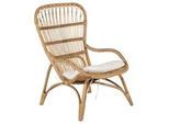 Loungesessel Ella Braun, Rattan