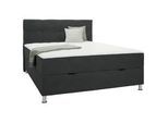 Boxbett Oviedo 160 in Anthrazit ca. 160x200cm
