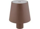 Akku-Tischleuchte Vannie Braun max. 3 Watt