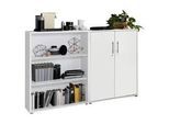 Aktenschrank Office Edition Sw Set 1 niedrig Weiß