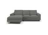 Ecksofa Bolivia Grau Cord