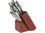 Messerblock Suzie Braun/Edelstahlfarben