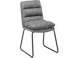 Stuhl Kona Grau Mikrofaser Gepolstert