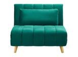 Schlafsessel Levin Grün Samt