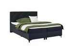 Boxbett Wind Schwarz ca. 160x200cm