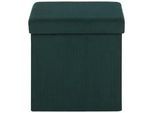 Sitzbox Cord aus Kord in Dunkelgrün