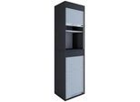 Aktenschrank Aktos XL Schwarz/Grau