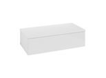 Villeroy und Boch Antao Waschtisch-Unterschrank L40000GF mit Beleuchtung, 1 Auszug, 1000 x 268 x 500 mm, Front ohne Struktur, Glossy White Lacquer / Glossy White Lacquer