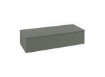 Villeroy und Boch Antao Sideboard L41100HL mit Beleuchtung, 1 Auszug, 1200 x 268 x 500 mm, Front mit Struktur, Leaf Green Matt Lacquer / Leaf Green Matt Lacquer