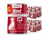 Supravit Hundenassfutter 12 x 410g Rind