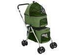 VidaXL Hundewagen 83x48x97cm (L x B x H) grün